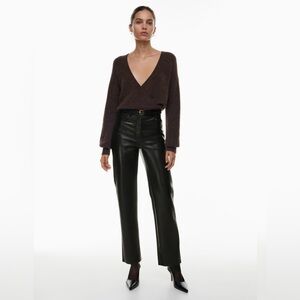 Aritzia Melina Leather Pants